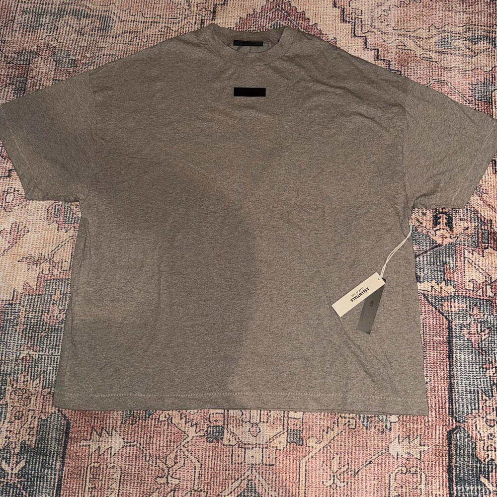 Essentials Gray Short Sleeve Tee